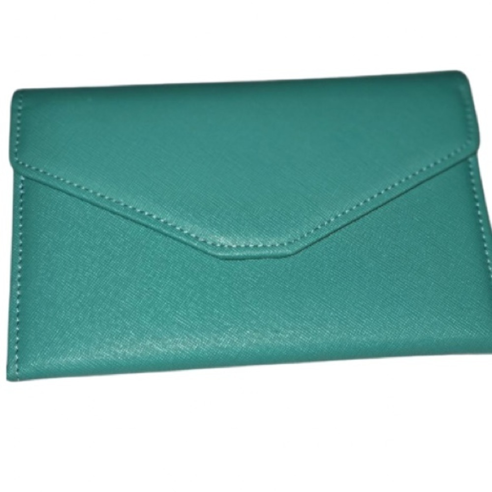NWOT Zopper Elegant Aqua Teal Women's Travel Snap Wallet